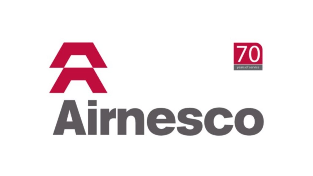 Airnesco-logo met 70 jaar dienstjubileum