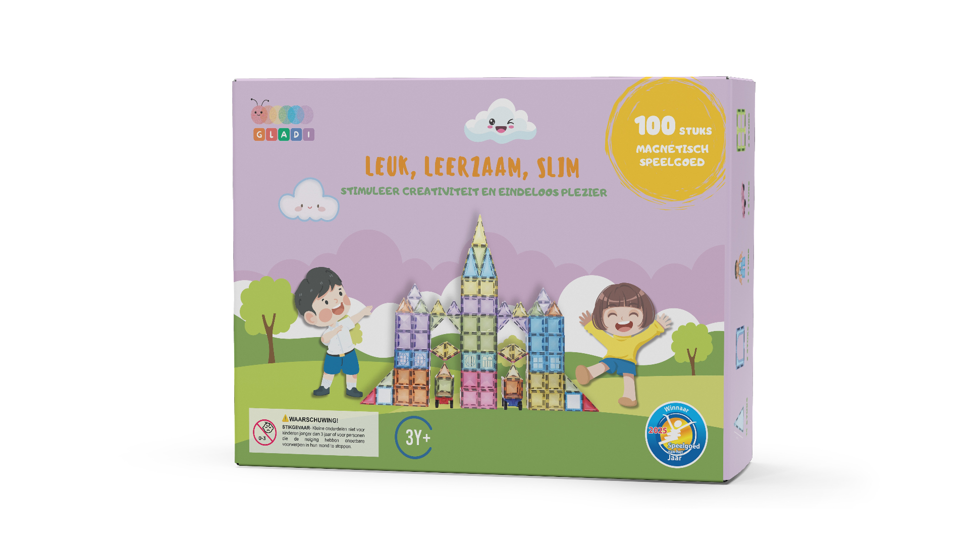 Gladi Tiles Pastel 100-Delig