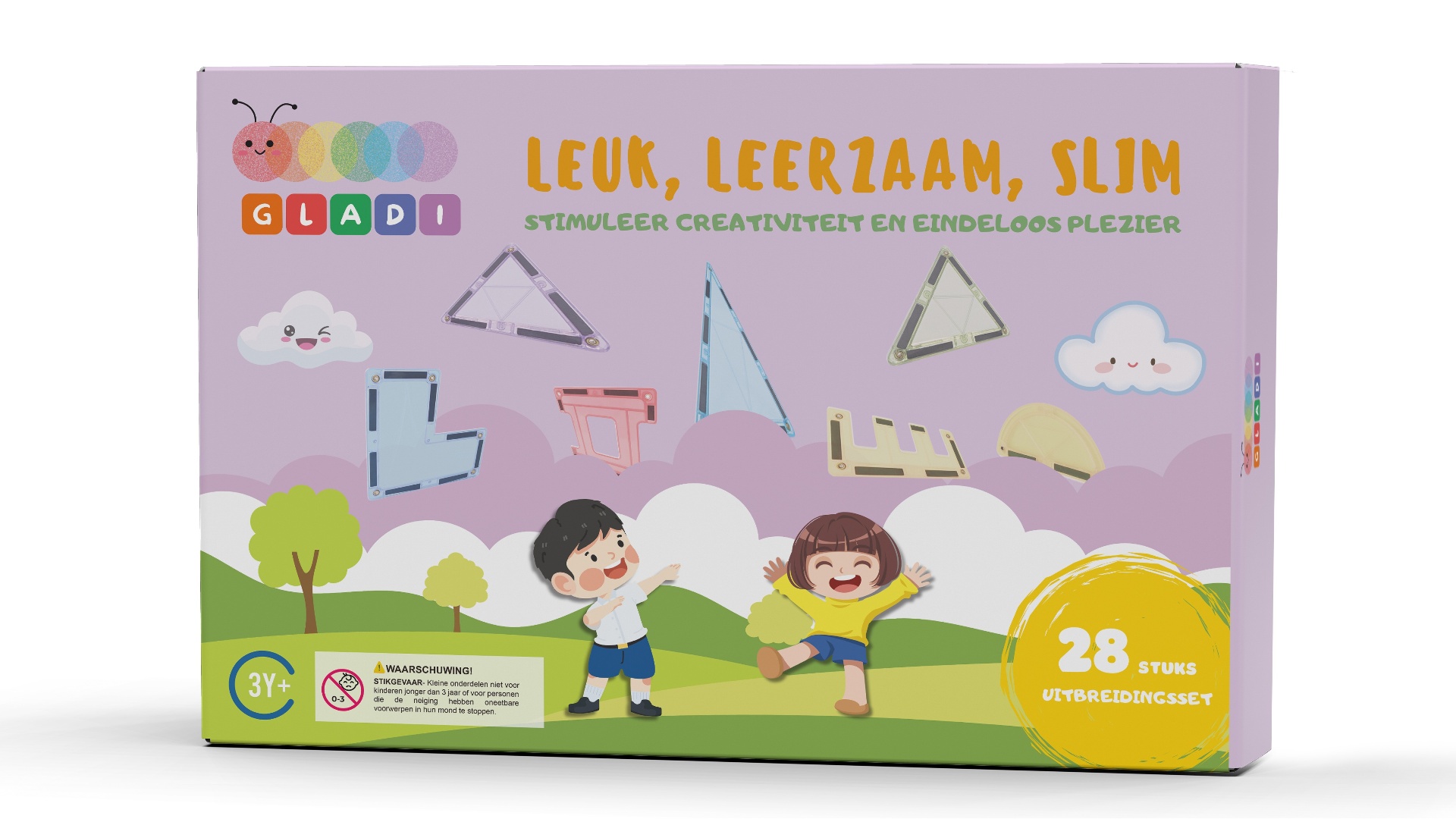 Gladi Tiles Pastel 28-Delig