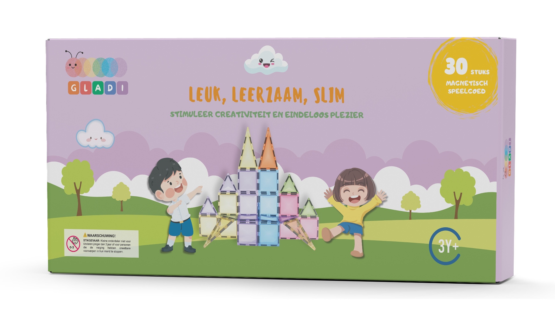 Gladi Tiles Pastel 30-Delig