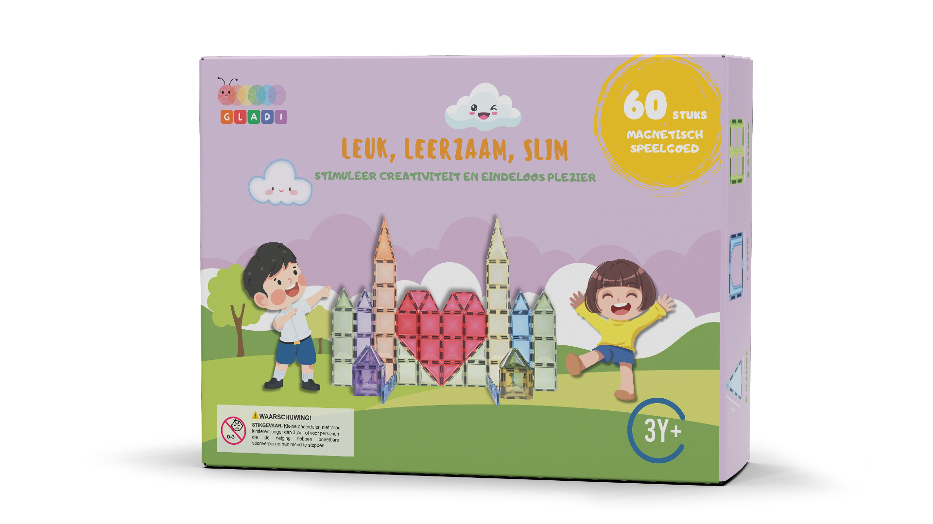 Gladi Tiles Pastel 60-Delig