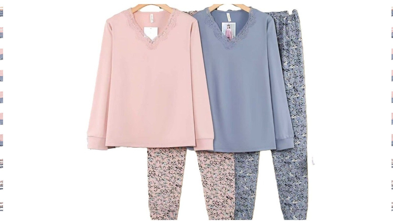 Flanel gevoerde Exclusief Dames pyjama