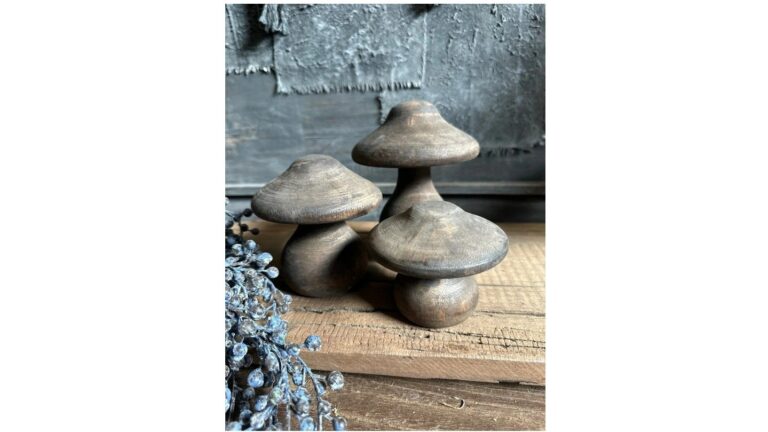 Super gave houten decoraties