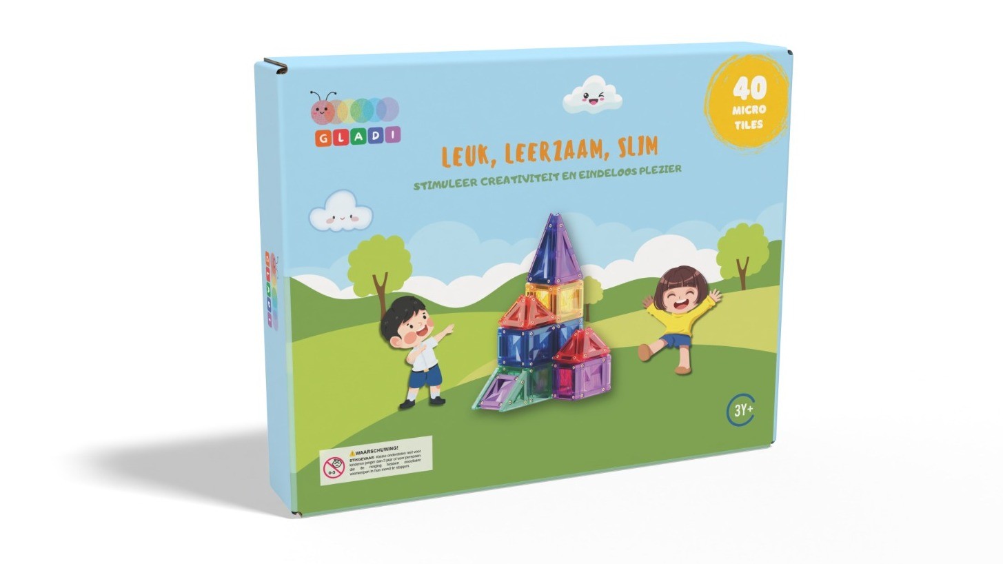 Gladi Tiles 40-Delige micro tegels