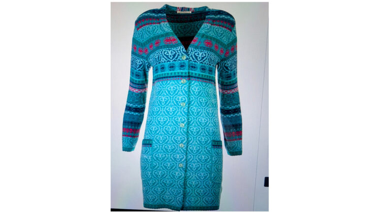 lang vest uit Duitsland Merinowol met katoen