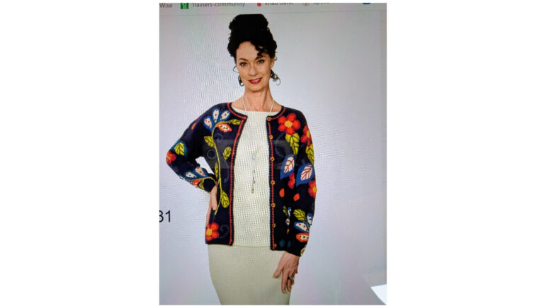 100 % alpacawollen handgemaakt intarsiavest uit Peru