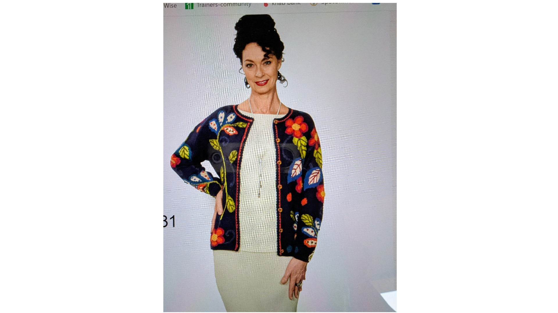 100 % alpacawollen handgemaakt intarsiavest uit Peru