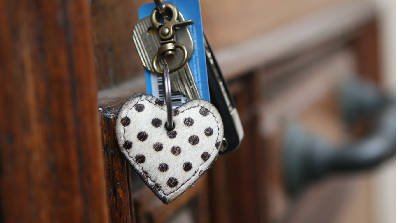 Keychain heart