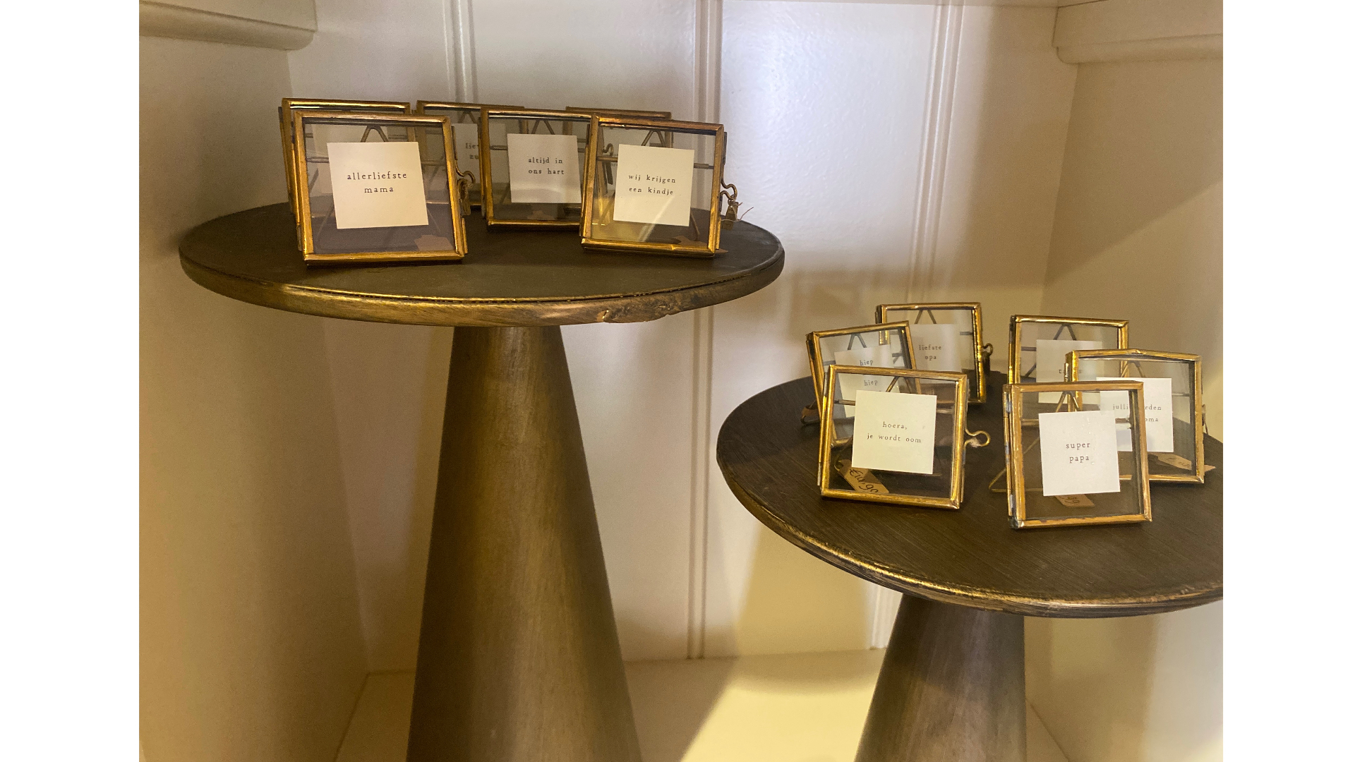 Persoonlijke tekst lijstjes