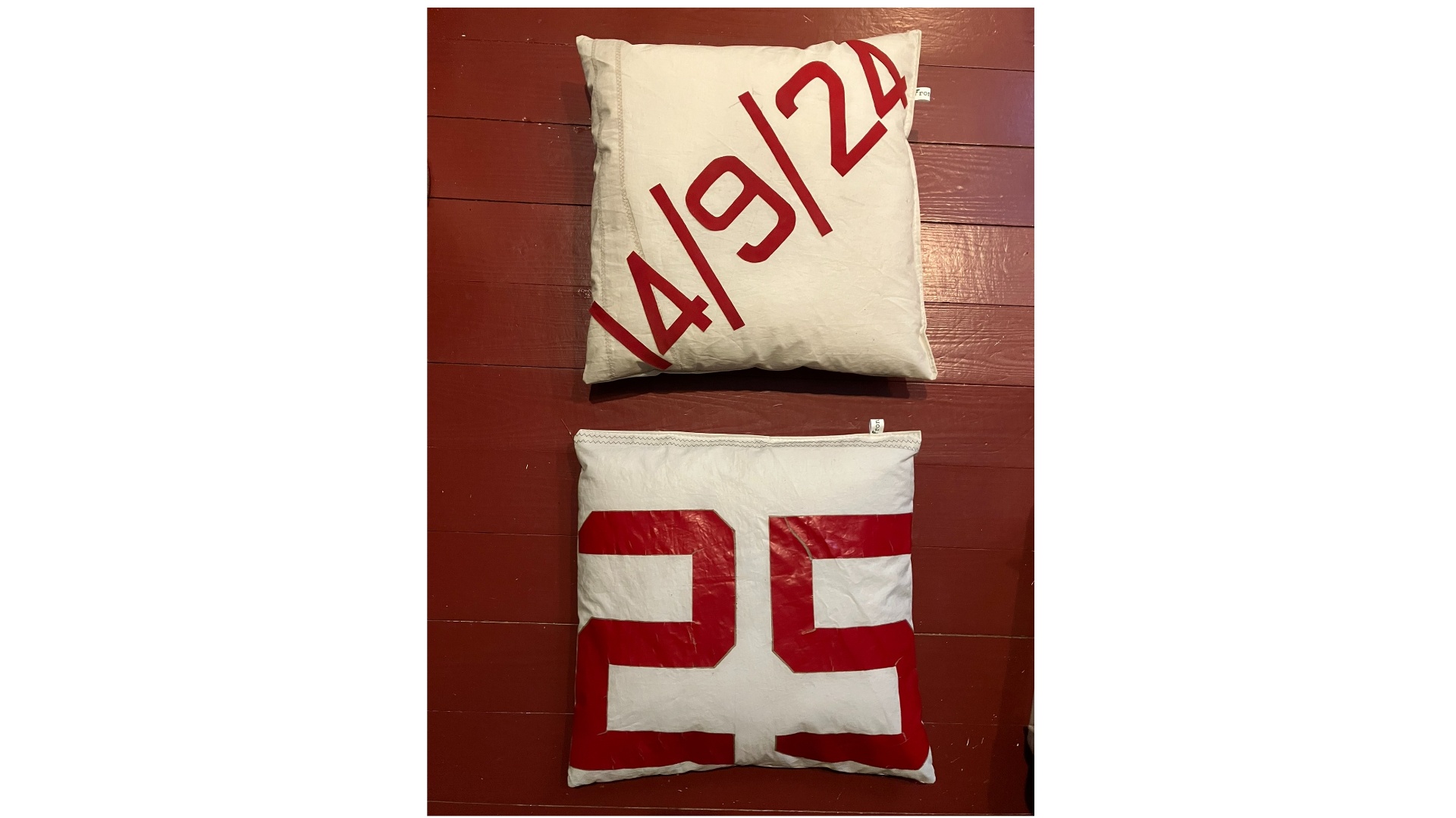 Herinneringskussens van zeil