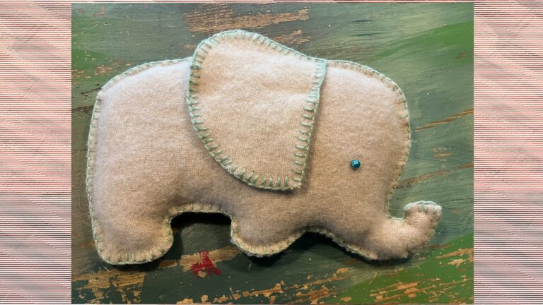 Herinneringsknuffel van een eigen deken