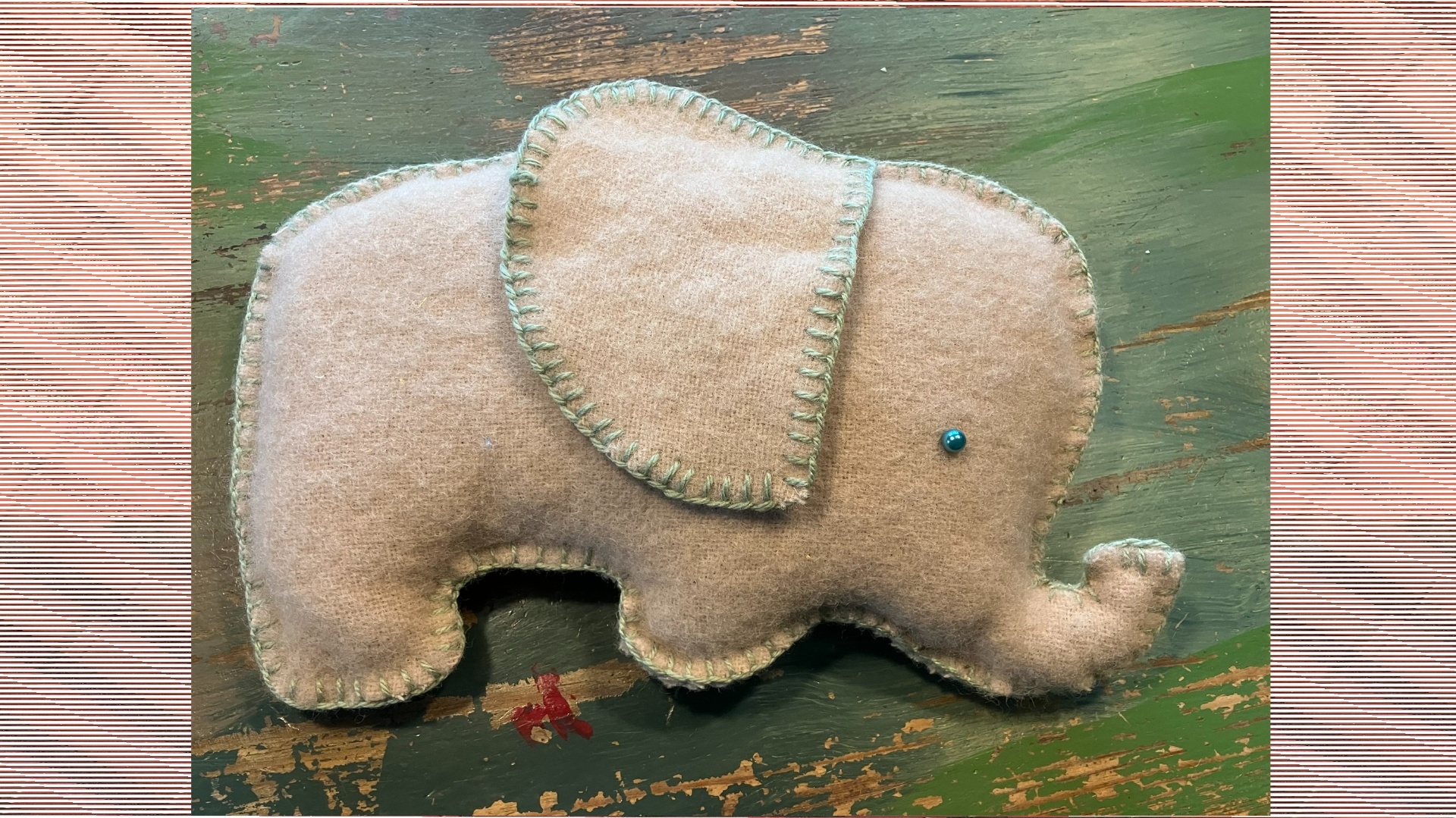 Herinneringsknuffel van een eigen deken