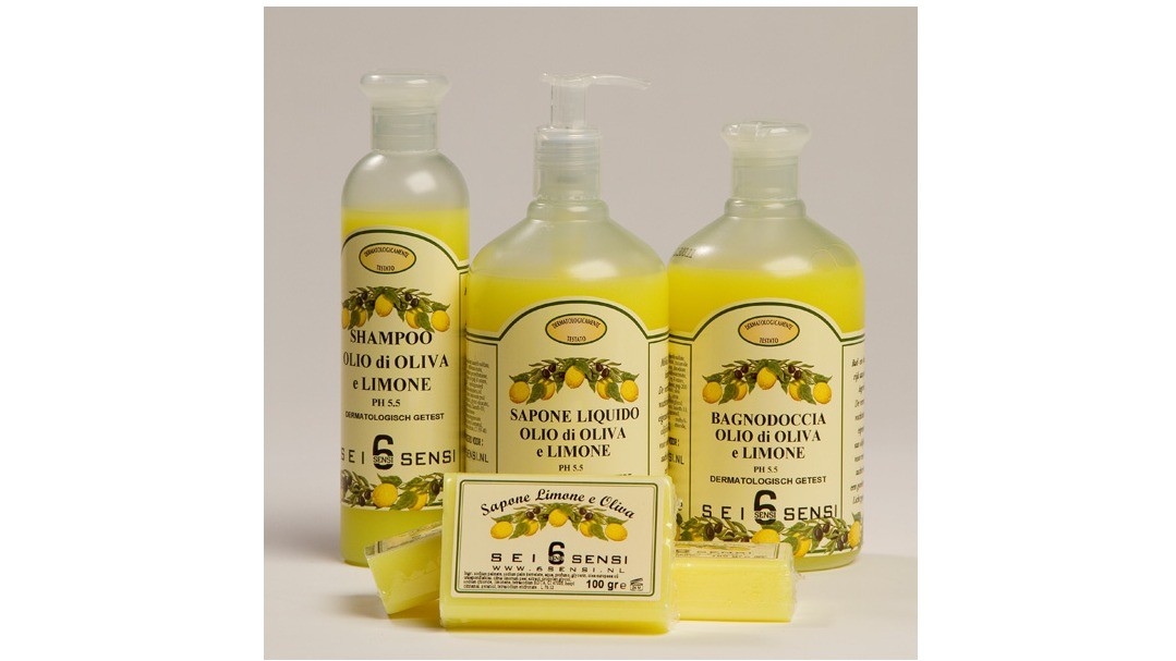 Italiaanse olijfzeep met citroen