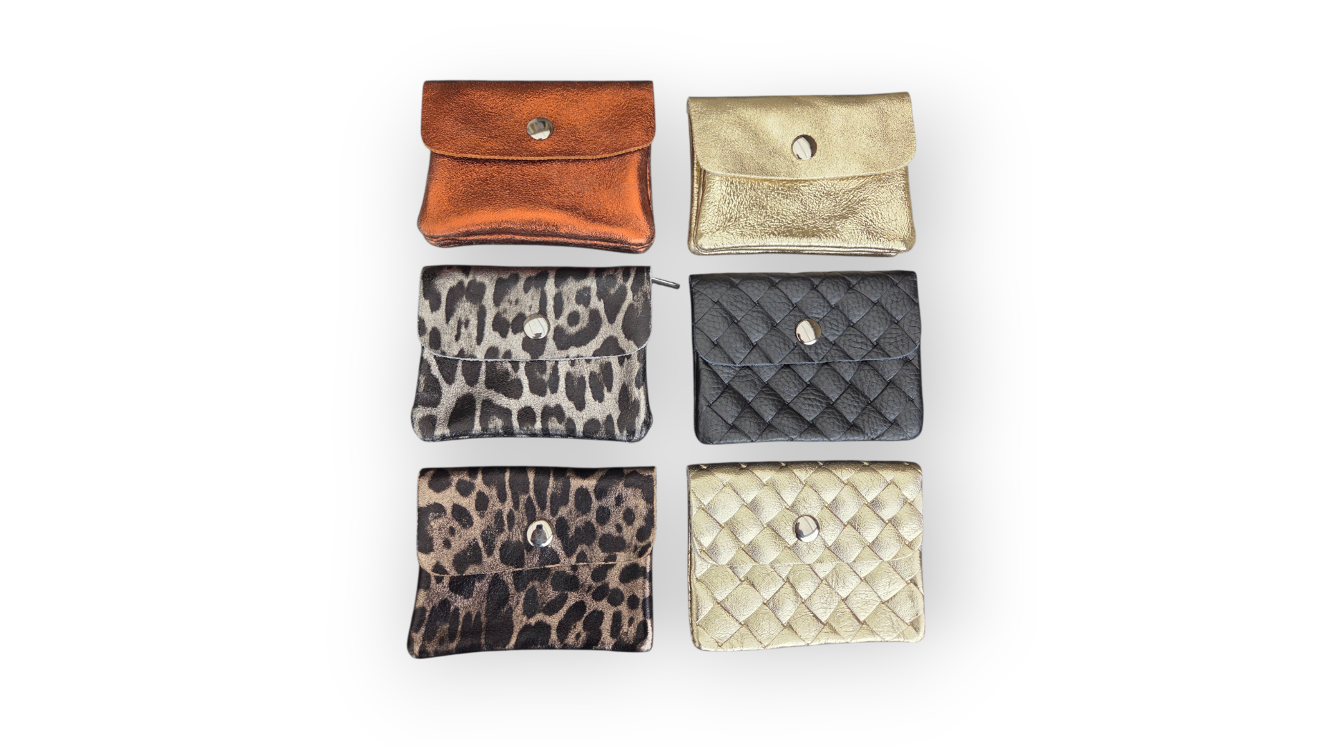 Leder portemonnee (Small+Large)