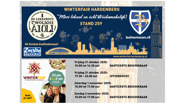 ZWOLSE STREKEN EN BOHEMEAN HETEN JE WELKOM