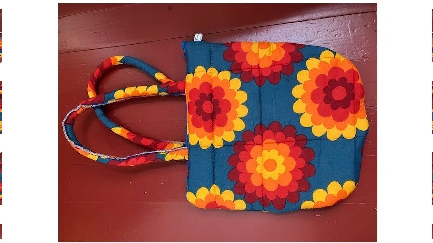 Totebag retro slaapzak