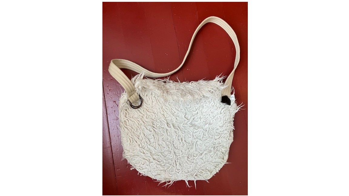 Tas van badkamerkleedje