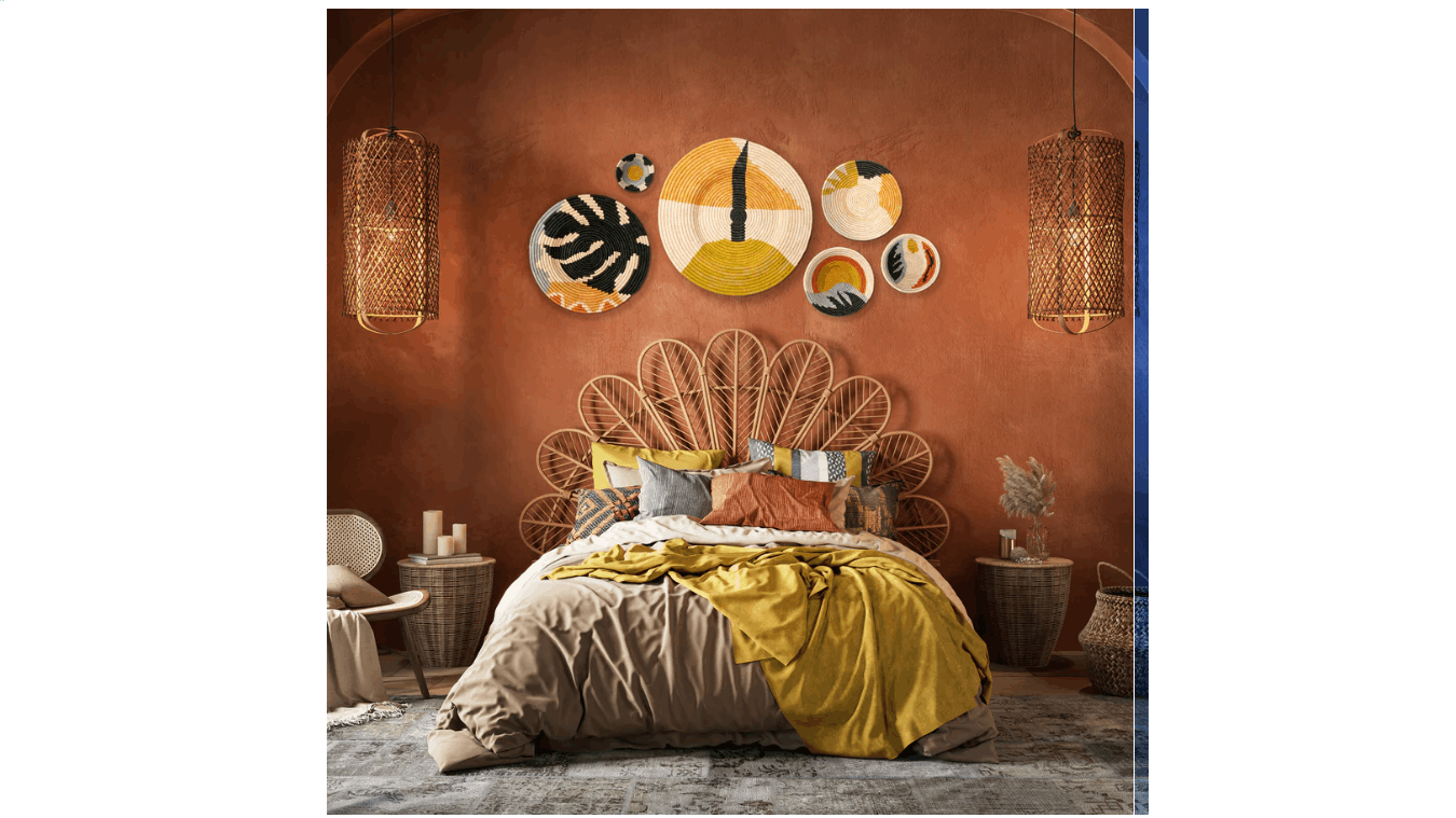 Tropische wanddecoratie