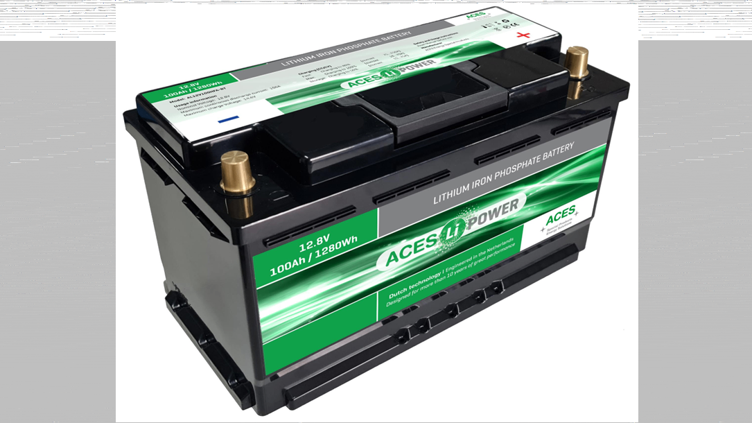 ACES Energy batterij 100Ah 12 Volt (1600W vermogen) AL12V100HFAS