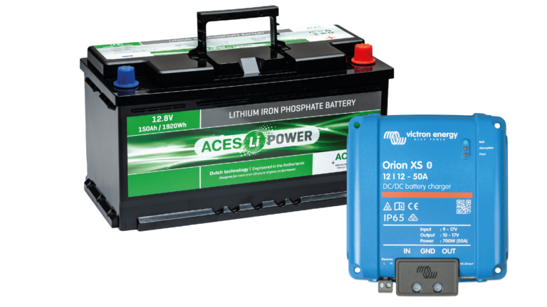Lithiumaccu, DC-DC Laadbooster inclusief inbouwservice