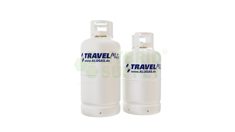 Hervulbare Aluminium MultiValve LPG-Gasfles 27L – 80%-Vulstop Alugas Travel Mate