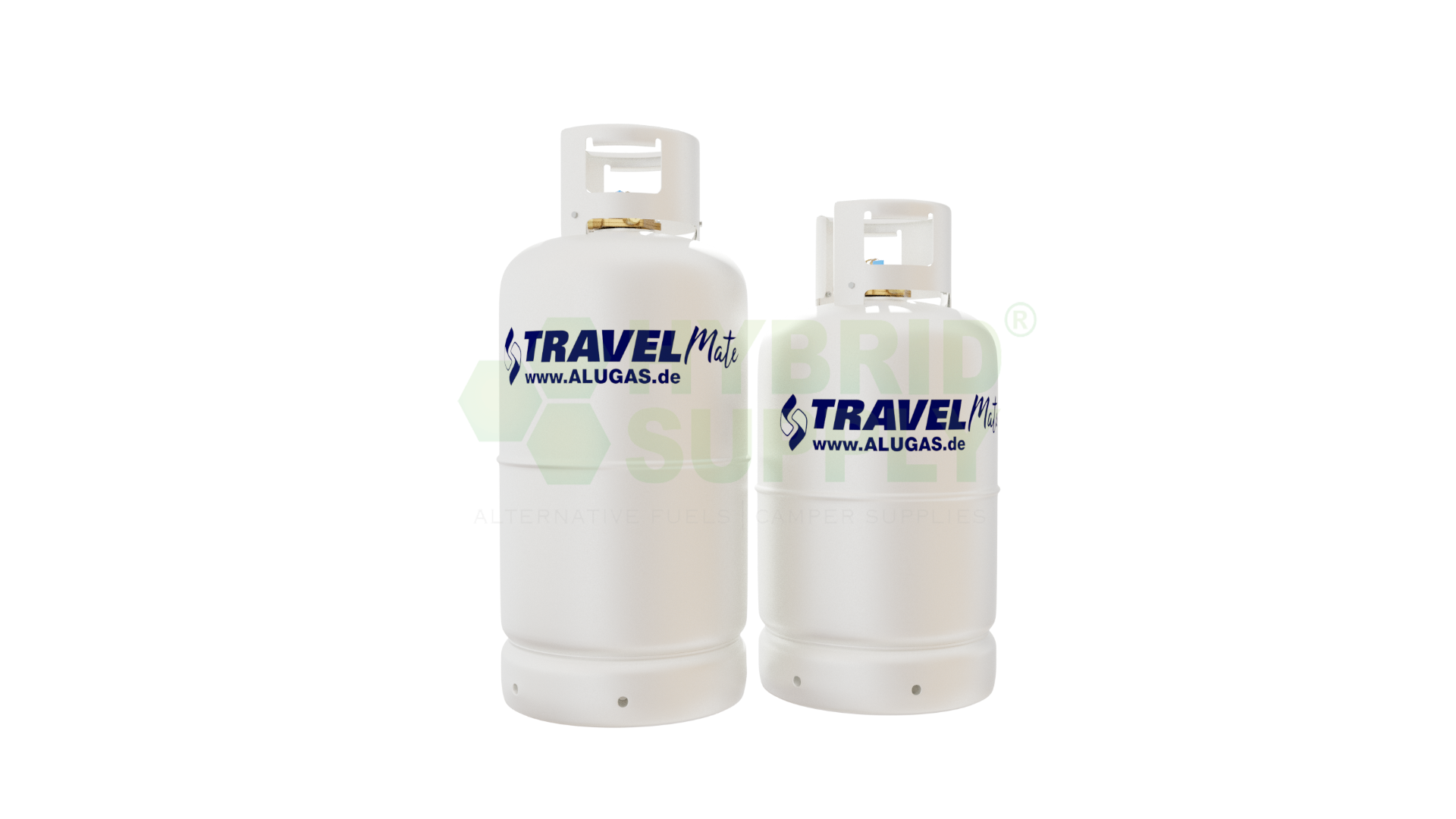 Hervulbare Aluminium MultiValve LPG-Gasfles 27L – 80%-Vulstop Alugas Travel Mate