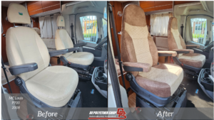 Camper stoffering