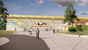 Impressie van vernieuwde entree Expo Greater Amsterdam