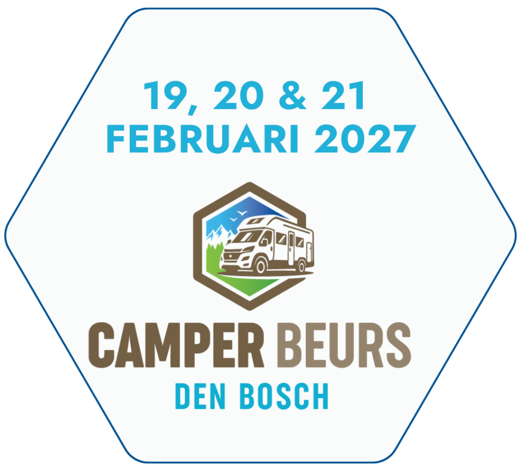 Logo Camper Beurs Den Bosch, 19 tot 21 februari 2027