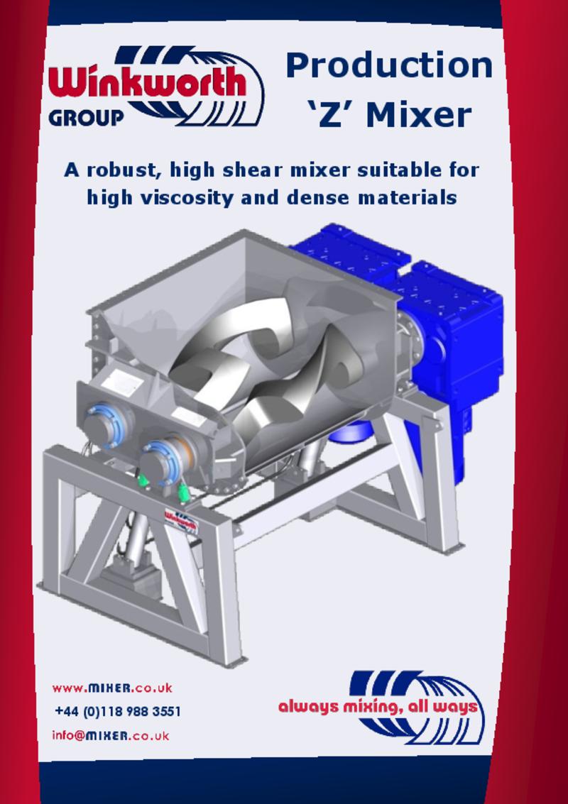 Winkworth ZBladeMixers Pumps & Valves NL