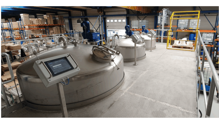 SS-mixingtanks for mixing cleaning products