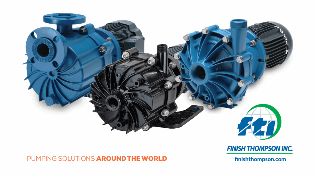 Finish Thompson magnetic coupled transfer pump. Dry-running insensitive. Best-in-class efficiency. Designed to deliver performance.