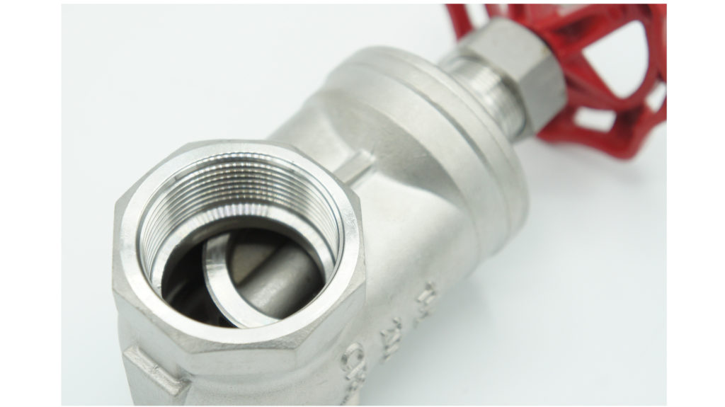 Schuifafsluiter, PN16 /  RVS 1.4408