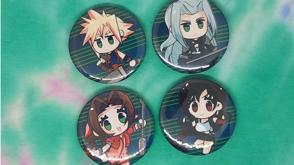 Final Fantasy VII Buttons