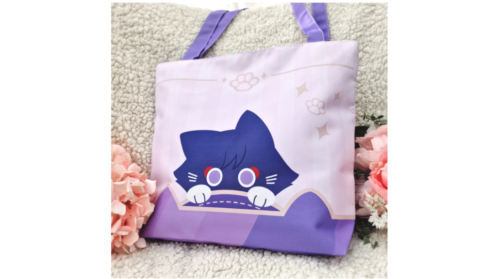 Tote bag with zipper