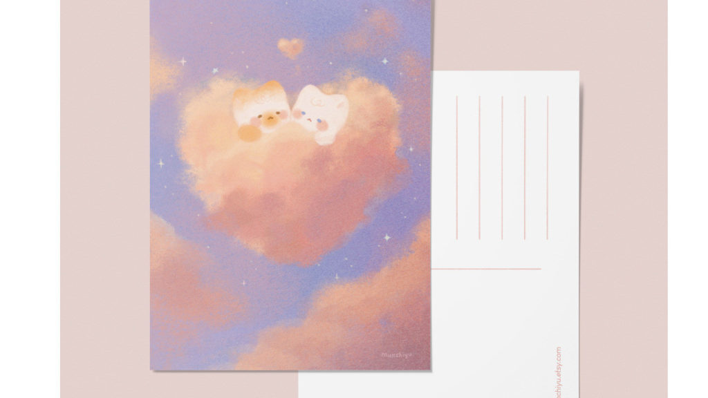In the Clouds – Postcard