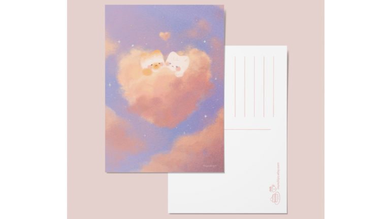 In the Clouds – Postcard