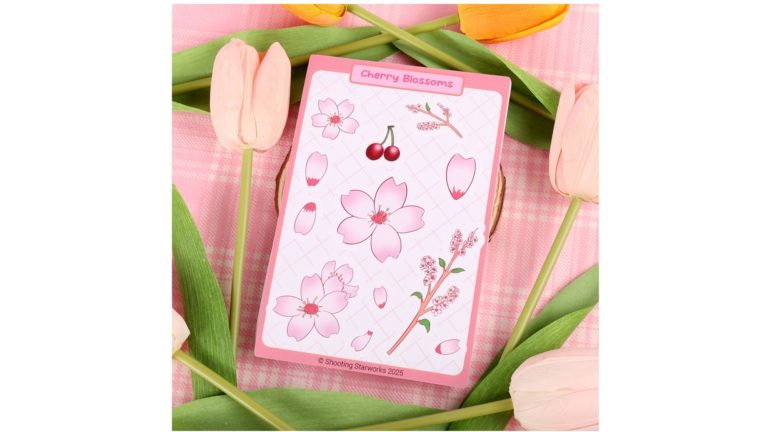 Sakura stickervel