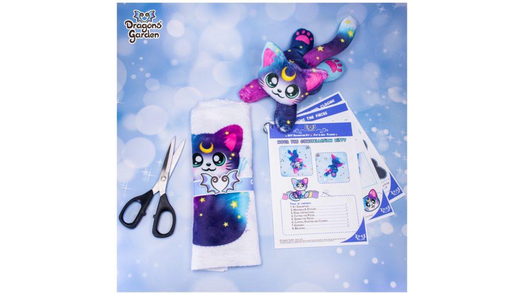 Cut & Sew DIY Kit – Constellation Kitty