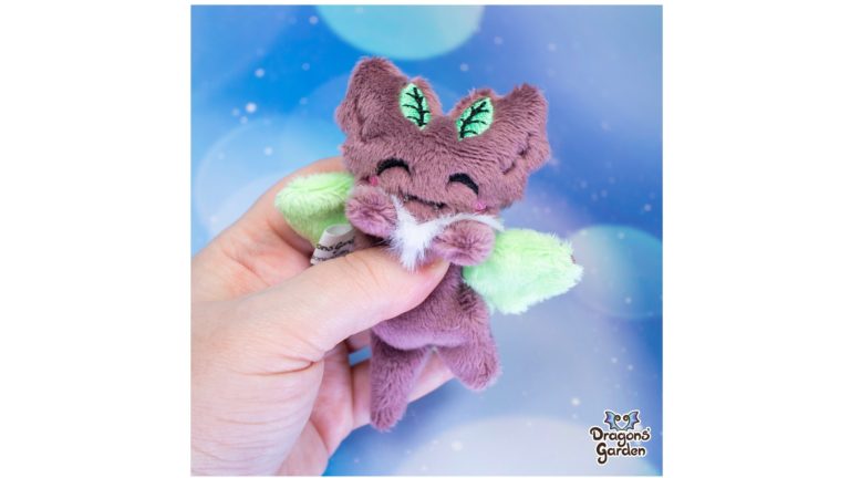 Micro Draakje Plushies – Handgemaakt