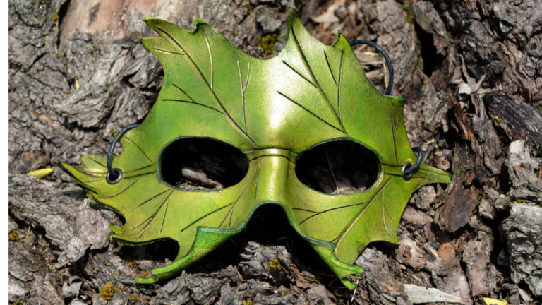 Leren maskers