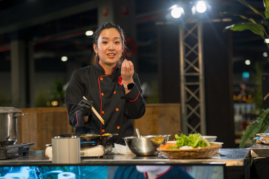 Food Theater Chopsticks Cooking