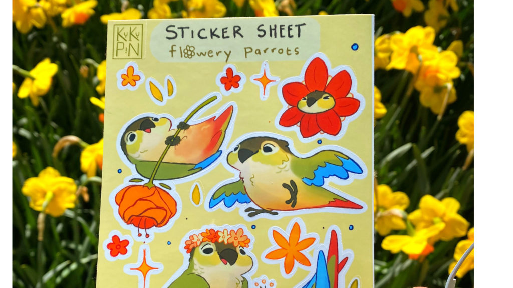 Flowery Conures