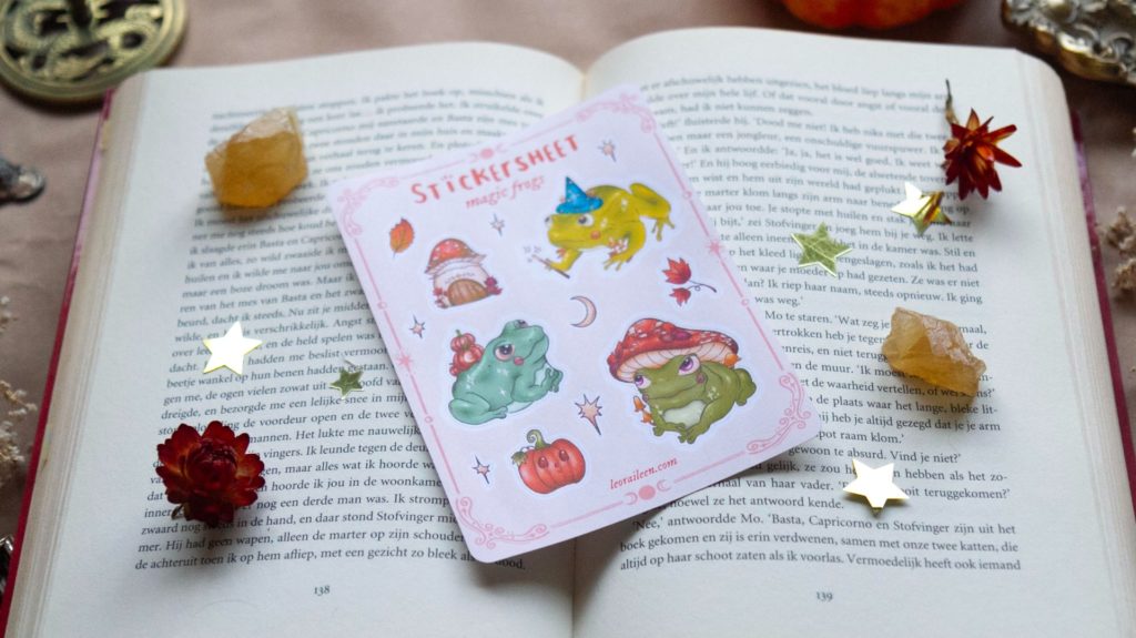 Magic Frog Friends Stickersheets