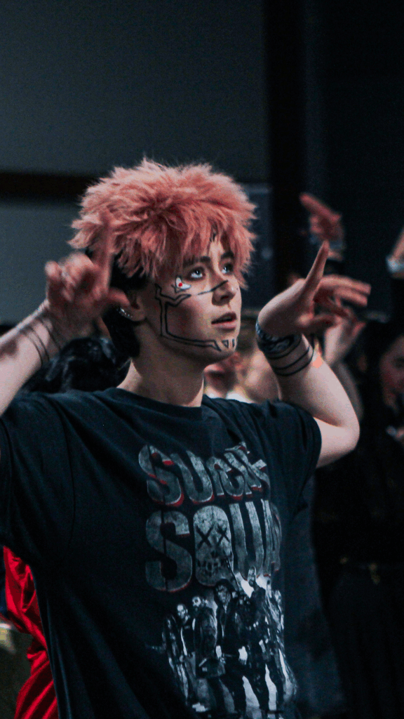 K-pop Heroes person in cosplay