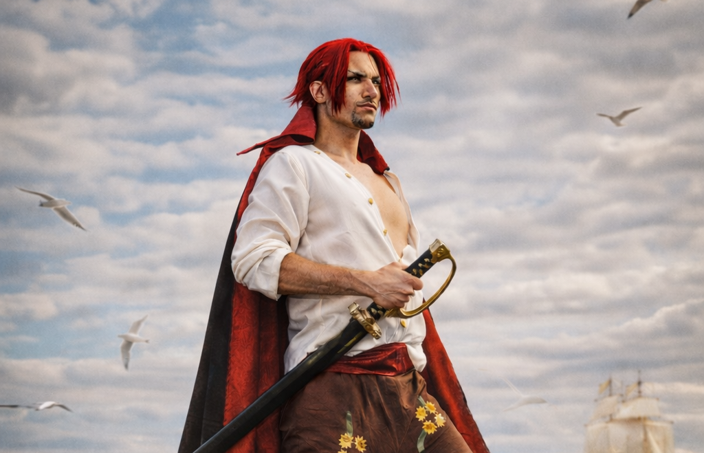 Aokiji Cosplay as Shanks One Piece
