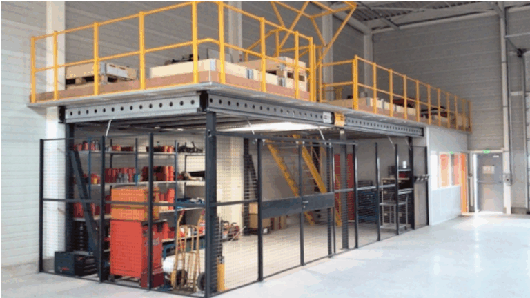 Modulaire scheidingswanden van gaas