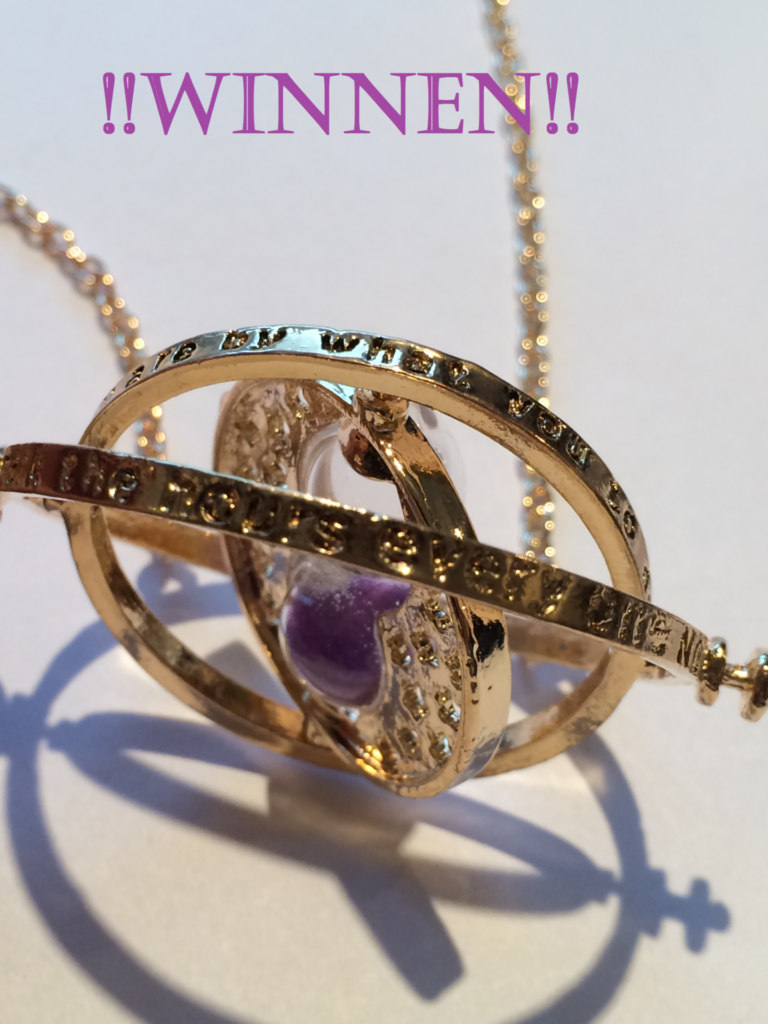 You can win the Timeturner necklace replica from Harry Potter!