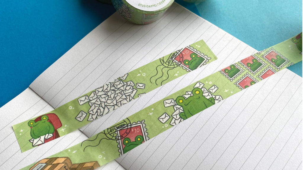 Frog Mail washi tape