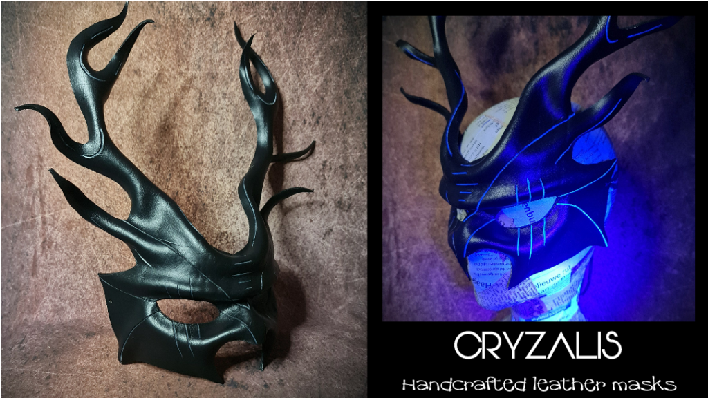 UV Leather Deer Mask – Cryzalis Masks